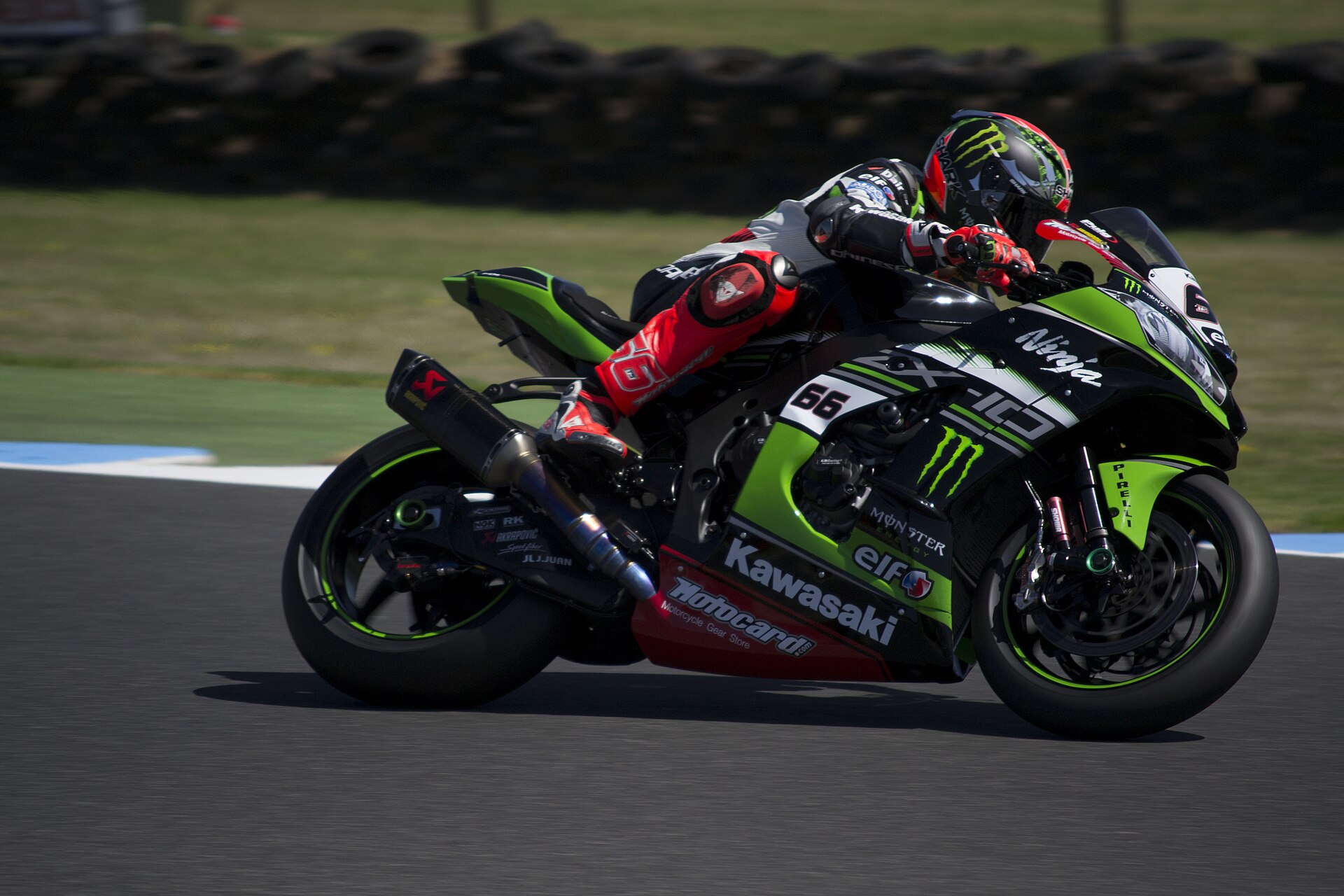 SUPERBIKE (WSBK) motorsport — Knee Down