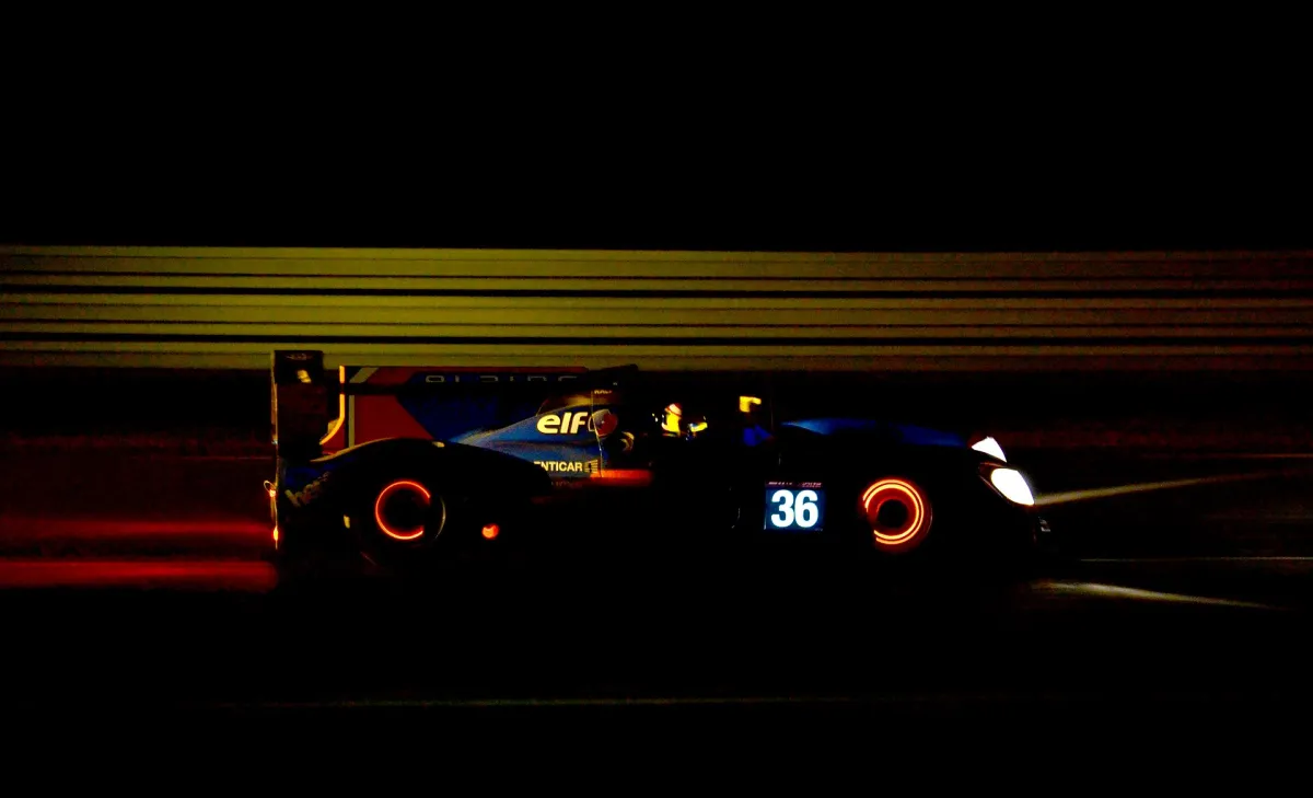 Signatech Alpine at night